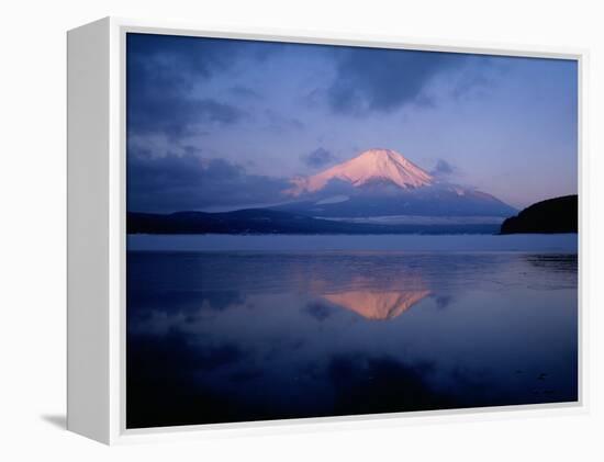 Mt. Fuji and Lake Yamanaka at Dawn-null-Framed Premier Image Canvas