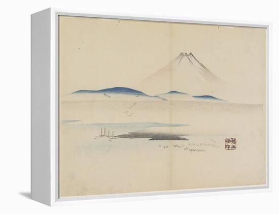 Mt. Fuji, C. 1830-Hogyoku-Framed Premier Image Canvas