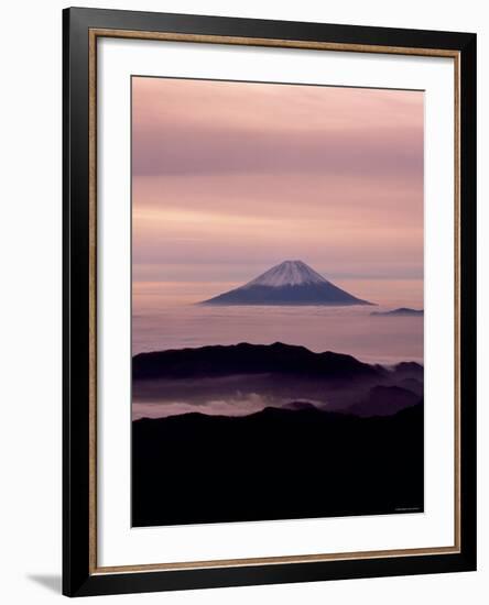 Mt. Fuji Over the Clouds-null-Framed Photographic Print