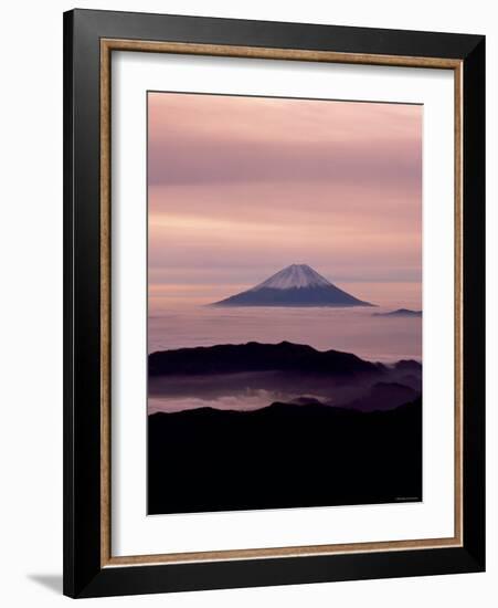 Mt. Fuji Over the Clouds-null-Framed Photographic Print