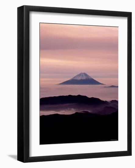 Mt. Fuji Over the Clouds-null-Framed Photographic Print