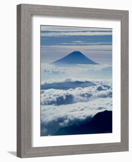 Mt. Fuji Over the Clouds-null-Framed Photographic Print