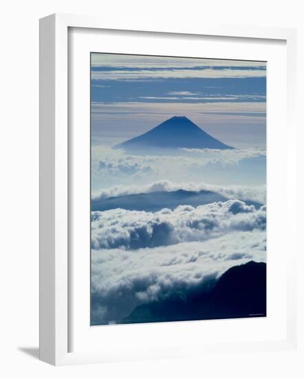 Mt. Fuji Over the Clouds-null-Framed Photographic Print