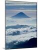 Mt. Fuji Over the Clouds-null-Mounted Photographic Print