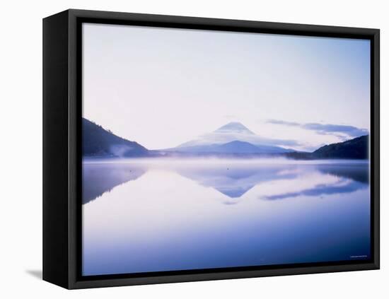 Mt. Fuji Reflected in the Lake Shoji-null-Framed Premier Image Canvas