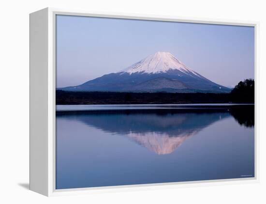 Mt. Fuji Reflected in the Lake Shoji-null-Framed Premier Image Canvas