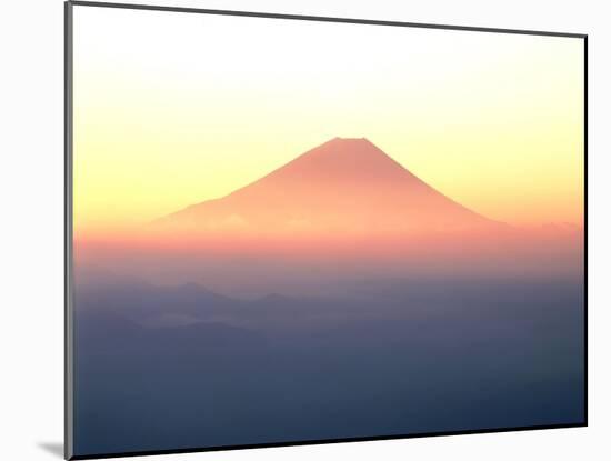 Mt.Fuji Viewed from Mt.Kushigata, Yamanashi, Japan-null-Mounted Photographic Print