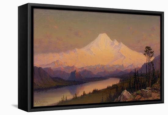 Mt. Hood at Sunset-James Everett Stuart-Framed Premier Image Canvas