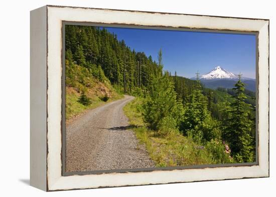 Mt. Hood from Mt. Hood National Forest. Oregon, USA-Craig Tuttle-Framed Premier Image Canvas