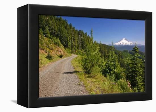 Mt. Hood from Mt. Hood National Forest. Oregon, USA-Craig Tuttle-Framed Premier Image Canvas