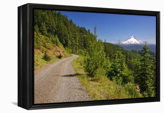 Mt. Hood from Mt. Hood National Forest. Oregon, USA-Craig Tuttle-Framed Premier Image Canvas