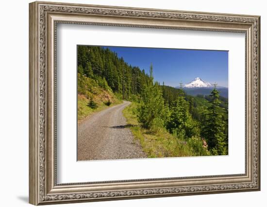 Mt. Hood from Mt. Hood National Forest. Oregon, USA-Craig Tuttle-Framed Photographic Print