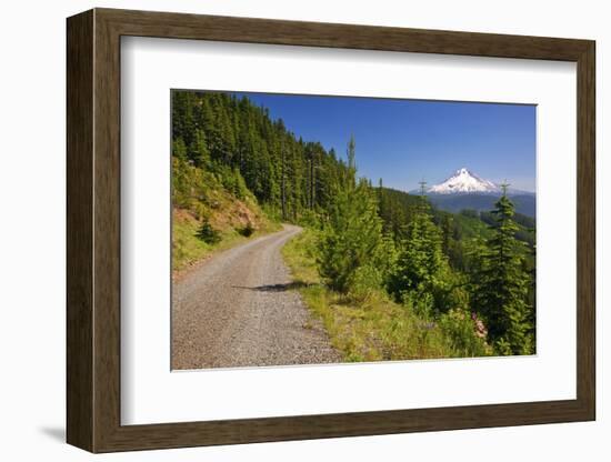 Mt. Hood from Mt. Hood National Forest. Oregon, USA-Craig Tuttle-Framed Photographic Print