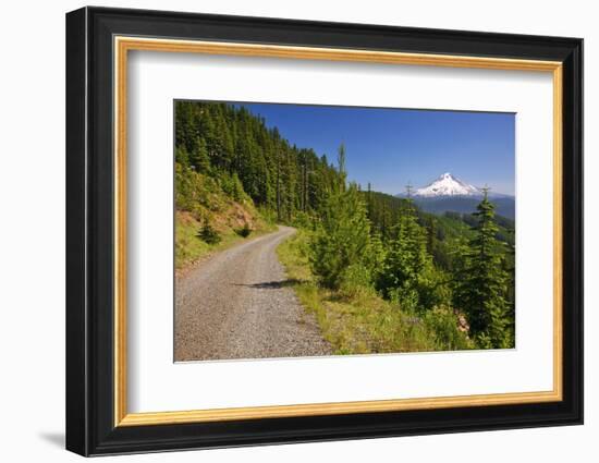 Mt. Hood from Mt. Hood National Forest. Oregon, USA-Craig Tuttle-Framed Photographic Print