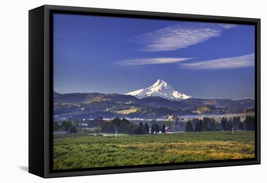 Mt. Hood, Hood River Valley, Columbia River Gorge National Scenic Area, Oregon-Craig Tuttle-Framed Premier Image Canvas