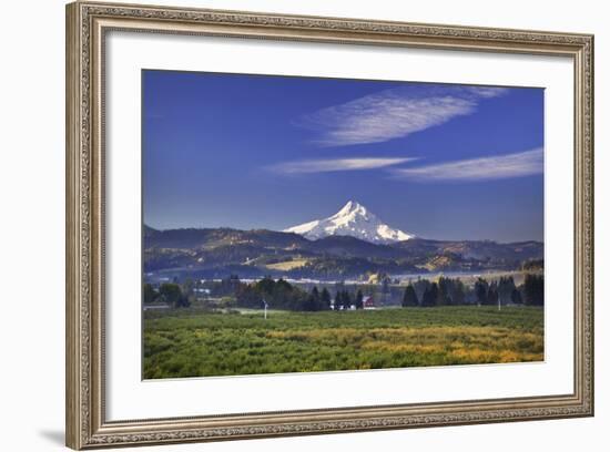 Mt. Hood, Hood River Valley, Columbia River Gorge National Scenic Area, Oregon-Craig Tuttle-Framed Photographic Print