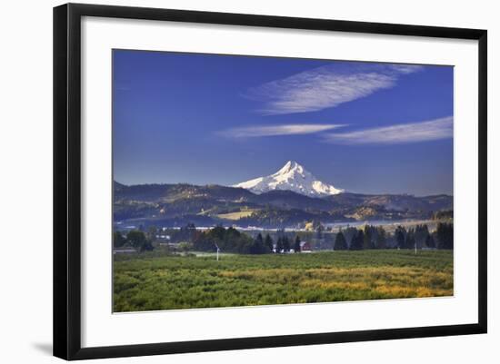 Mt. Hood, Hood River Valley, Columbia River Gorge National Scenic Area, Oregon-Craig Tuttle-Framed Photographic Print