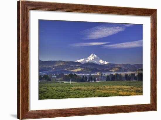 Mt. Hood, Hood River Valley, Columbia River Gorge National Scenic Area, Oregon-Craig Tuttle-Framed Photographic Print