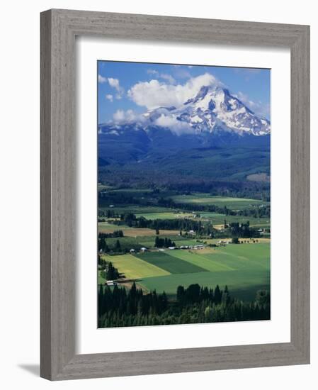 Mt. Hood, Hood River Valley, Oregon, USA-Charles Gurche-Framed Photographic Print