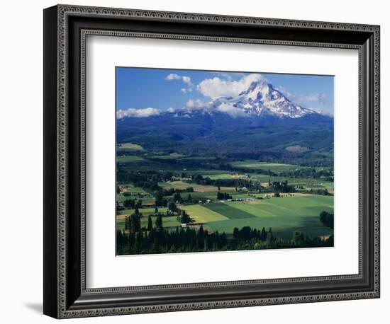 Mt. Hood, Hood River Valley, Oregon, USA-Charles Gurche-Framed Photographic Print