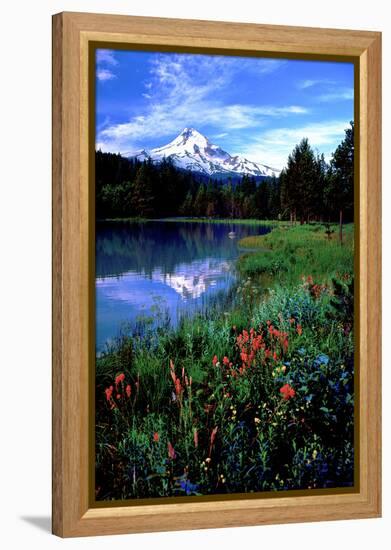 Mt. Hood III-Ike Leahy-Framed Premier Image Canvas