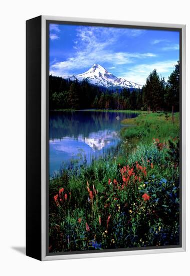 Mt. Hood III-Ike Leahy-Framed Premier Image Canvas