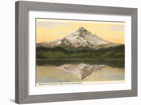 Mt. Hood, Lost Lake, Oregon-null-Framed Art Print