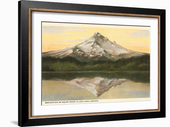 Mt. Hood, Lost Lake, Oregon-null-Framed Art Print