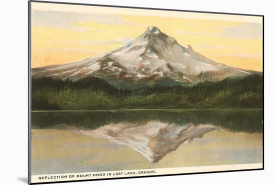 Mt. Hood, Lost Lake, Oregon-null-Mounted Art Print