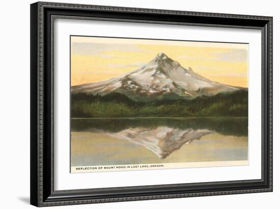 Mt. Hood, Lost Lake, Oregon-null-Framed Art Print