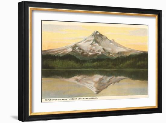 Mt. Hood, Lost Lake, Oregon-null-Framed Art Print