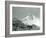 Mt. Hood, Oregon - Hikers with Horses Photograph-Lantern Press-Framed Art Print