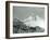 Mt. Hood, Oregon - Hikers with Horses Photograph-Lantern Press-Framed Art Print