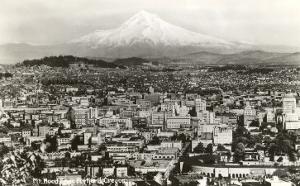 Mt. Hood over Portland, Oregon