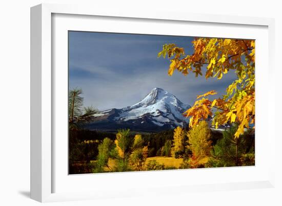 Mt. Hood Parkdale-Ike Leahy-Framed Photographic Print