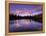 Mt Hood Reflected in Mirror Lake, Oregon Cascades, USA-Janis Miglavs-Framed Premier Image Canvas