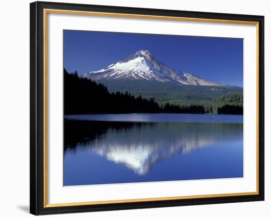 Mt. Hood Reflected in Trillium Lake, Oregon, USA-Jamie & Judy Wild-Framed Photographic Print