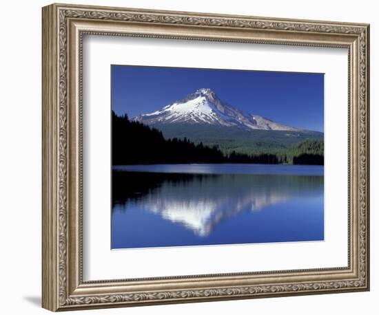 Mt. Hood Reflected in Trillium Lake, Oregon, USA-Jamie & Judy Wild-Framed Photographic Print