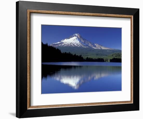 Mt. Hood Reflected in Trillium Lake, Oregon, USA-Jamie & Judy Wild-Framed Photographic Print