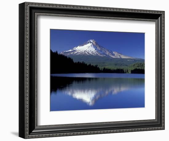 Mt. Hood Reflected in Trillium Lake, Oregon, USA-Jamie & Judy Wild-Framed Photographic Print