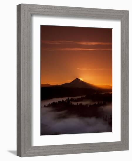 Mt. Hood XXVI-Ike Leahy-Framed Photographic Print