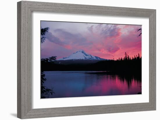 Mt. Hood XXX-Ike Leahy-Framed Photographic Print