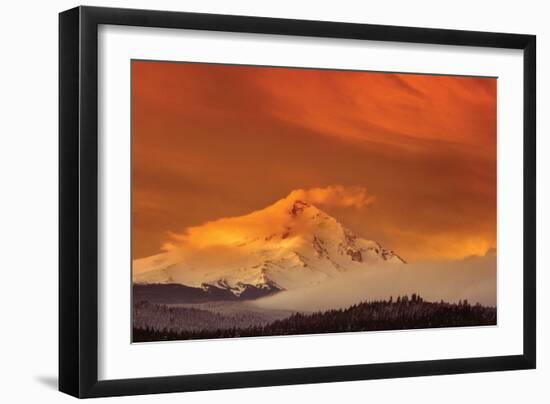 Mt. Hood XXXII-Ike Leahy-Framed Photographic Print