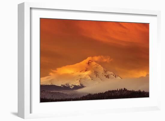 Mt. Hood XXXII-Ike Leahy-Framed Photographic Print