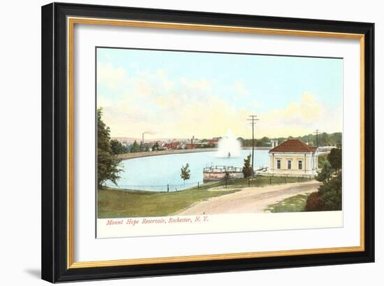 Mt. Hope Reservoir, Rochester, New York-null-Framed Art Print