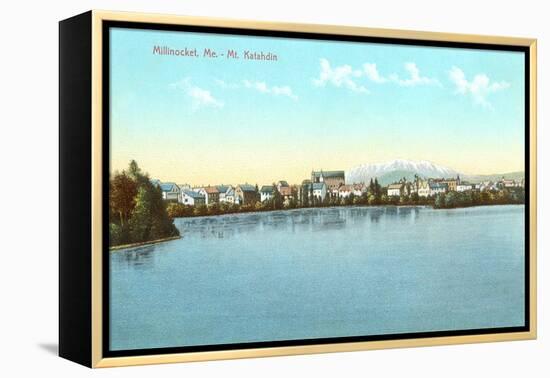 Mt. Katahdin, Millinocket, Maine-null-Framed Stretched Canvas