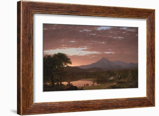 Mt. Ktaadn, 1853-Frederick Edwin Church-Framed Art Print