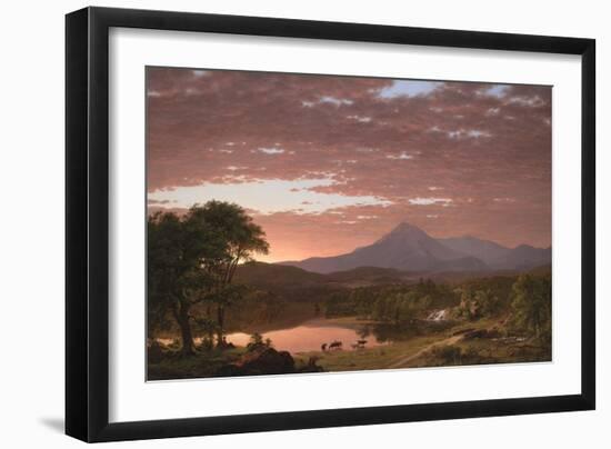 Mt. Ktaadn, 1853-Frederic Edwin Church-Framed Giclee Print