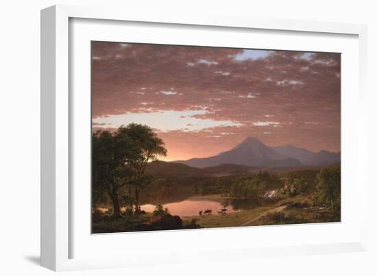 Mt. Ktaadn, 1853-Frederic Edwin Church-Framed Giclee Print