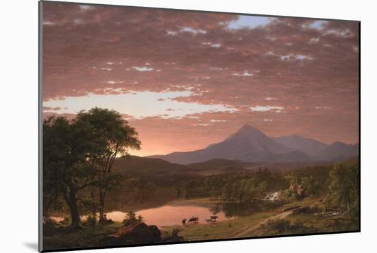 Mt. Ktaadn, 1853-Frederic Edwin Church-Mounted Giclee Print